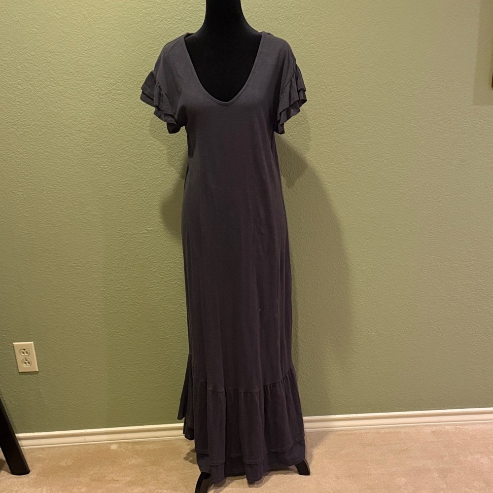 Z Supply Smokey Blue Maxi Dress